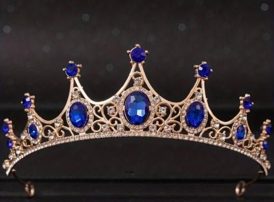 Корона для принцеси металева з камінчиками 6481153 фото