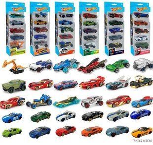 Hot Wheels Набір машинок 5 шт. SK 70805-1 AB фото