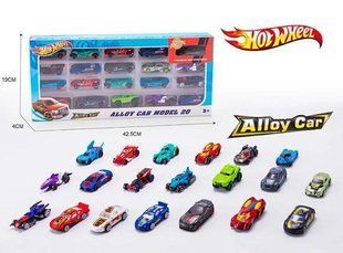 Hot Wheels подарунковий набір машинок 20 шт 6664 фото